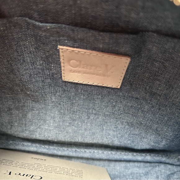 Clare V Marisol Croc Midi Sac Crossbody Leather Bag - Picture 5 of 8